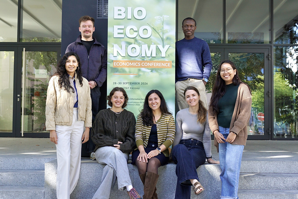 Das Konferenzteam mit Dr. Terese Venus (Mitte); Foto: Universit&auml;t Passau