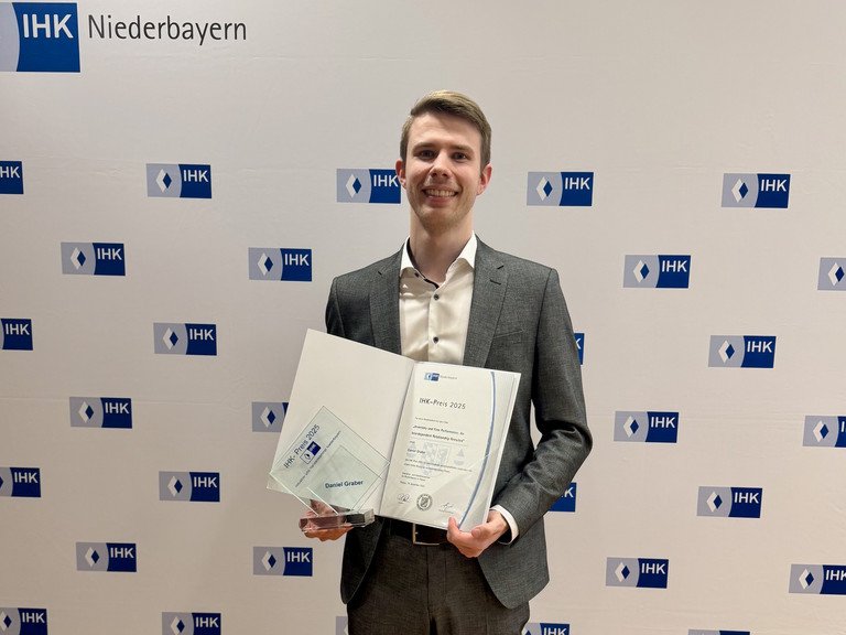 Exzellente Masterarbeit: IHK-Preis 2025 f&uuml;r Daniel Graber
