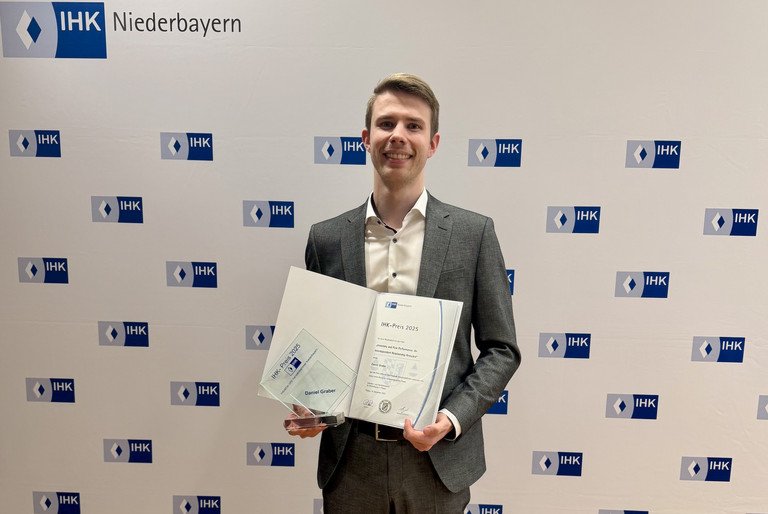 Exzellente Masterarbeit: IHK-Preis 2025 f&uuml;r Daniel Graber