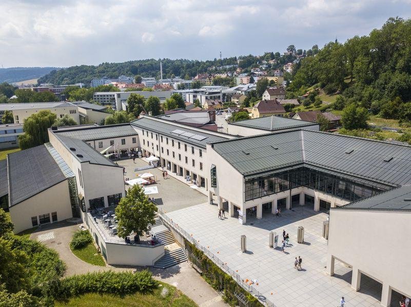 A view of the campus of the University of Passau