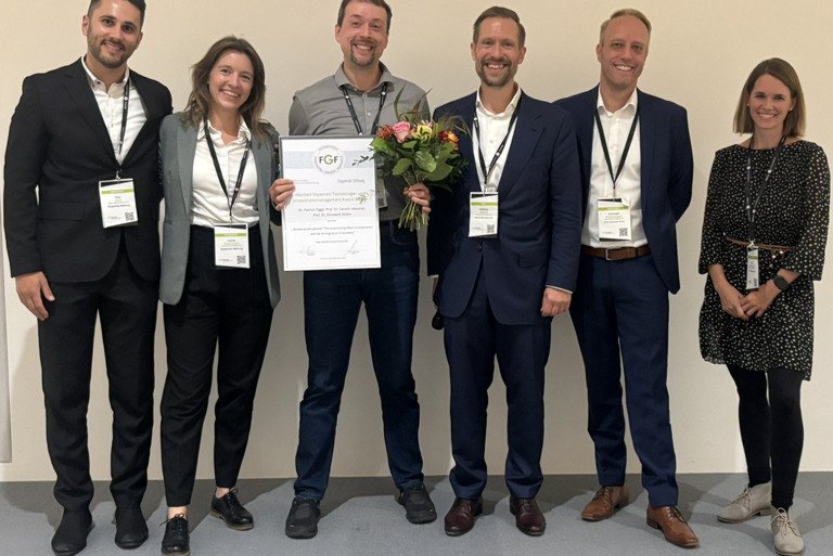 The award ceremony for Dr. Patrick Figge took place on September 18, 2025, in the festive setting of the 28th G-Forum in Stuttgart.