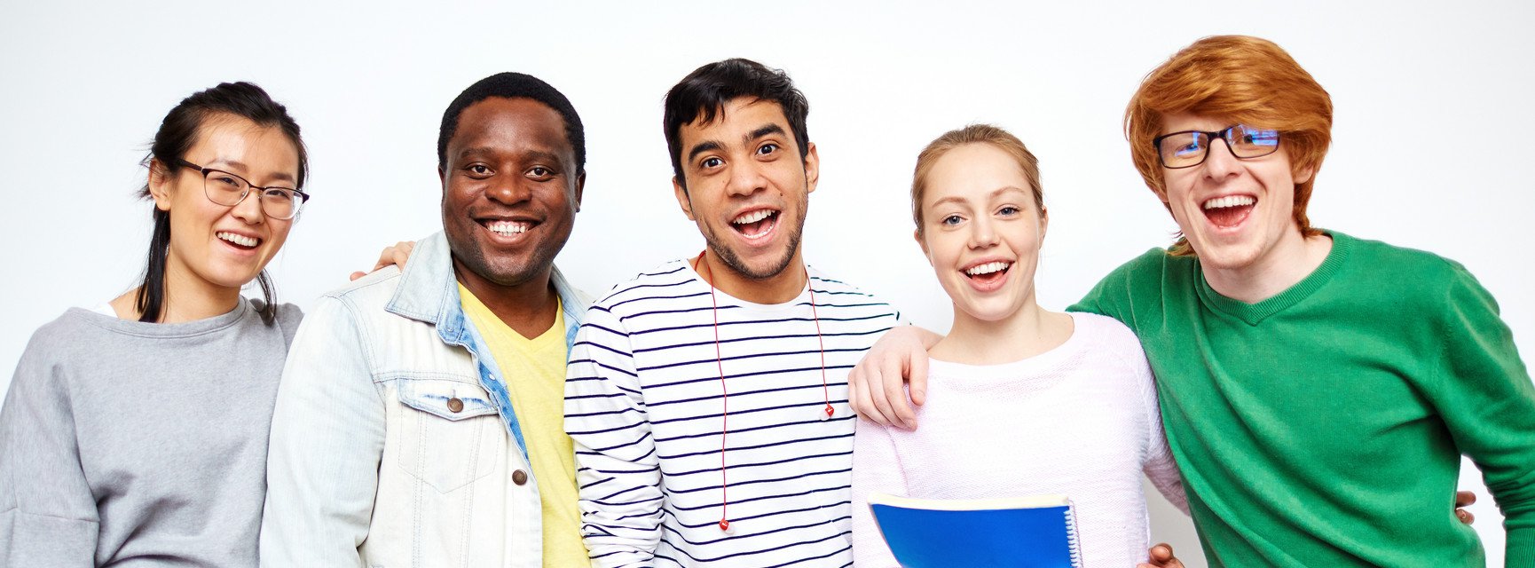 Smiling students