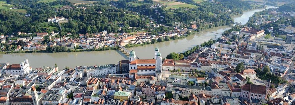 Passau from above Passau from above