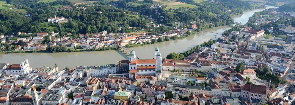 Passau from above