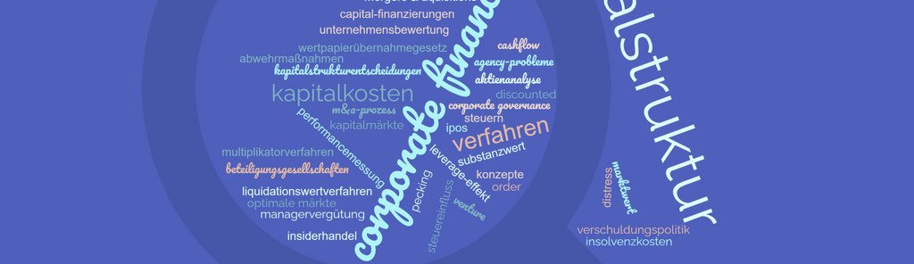 Symbolbild Corporate Finance