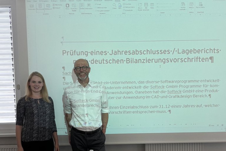 l. to r. Julia Katharina Schneider, Gerhard Stummer