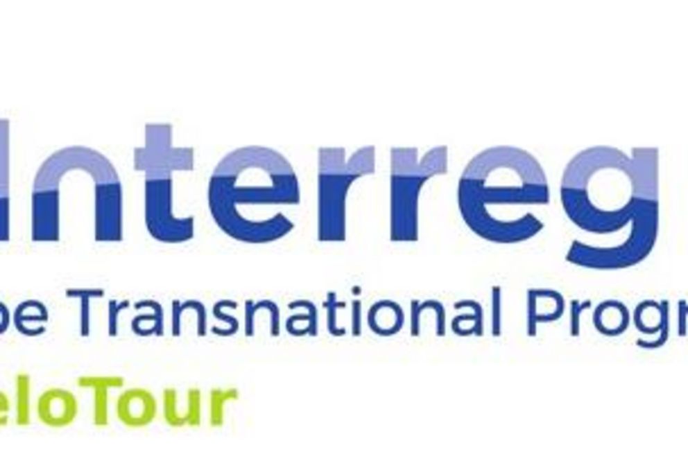 Logo des EcoVeloTour-Projekts aus dem Danube Transnational Programme 