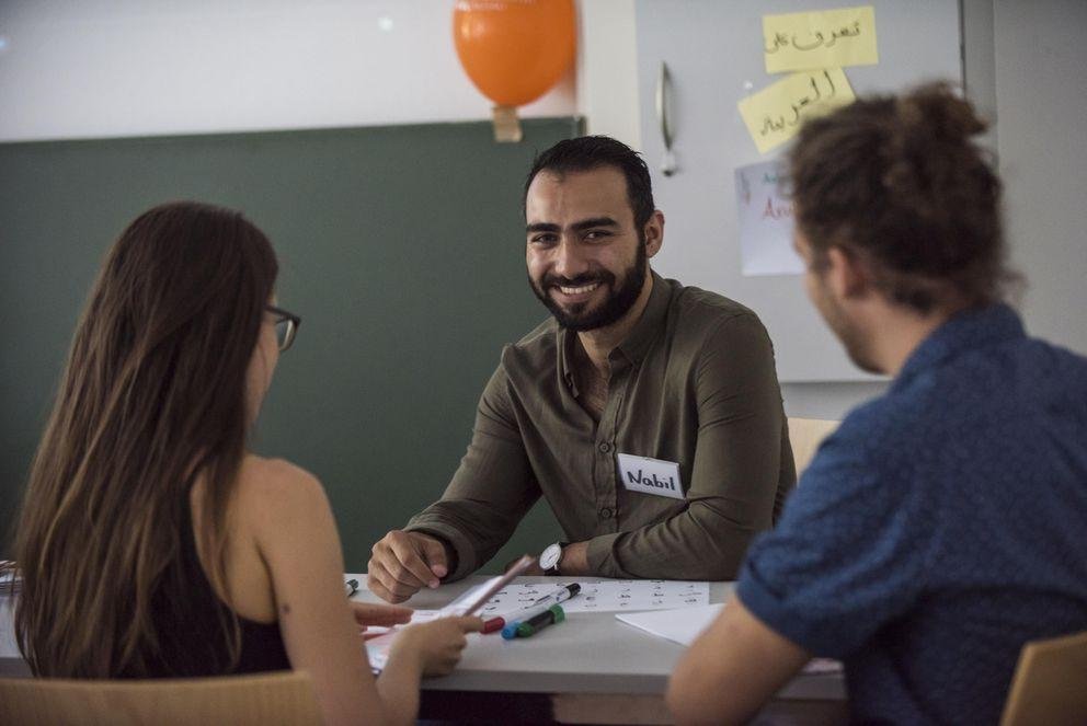 Neben Sprachkursen für Deutsch ab der Niveaustufe B2 besuchen die Teilnehmenden Vorlesungen sowie Workshops. Foto: Universität Passau