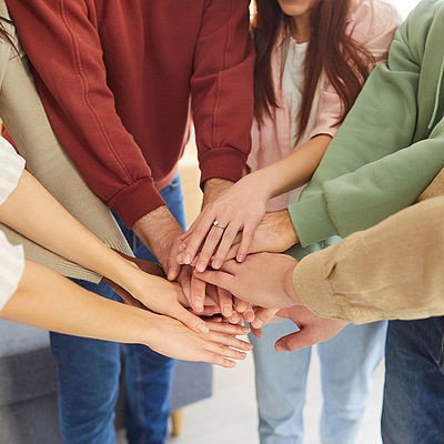 Ineinander greifende H&auml;nde