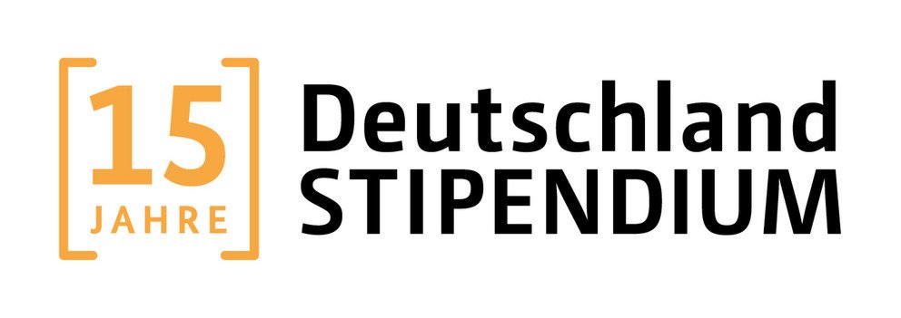 Logo Deutschlandstipendium 15 Jubil&auml;um
