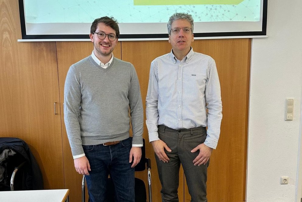 Prof. Klimsa und Prof. Diller