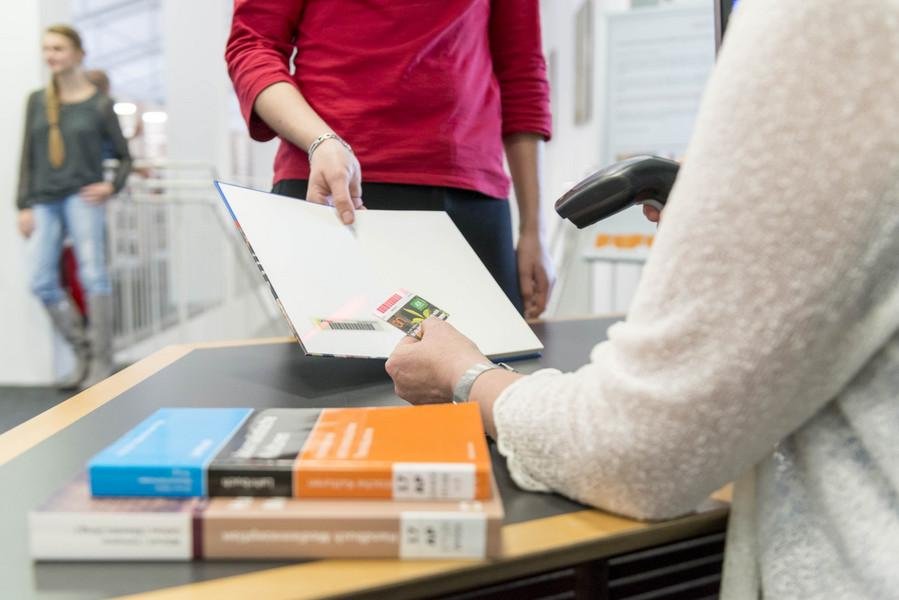 Dekobild Bibliothek