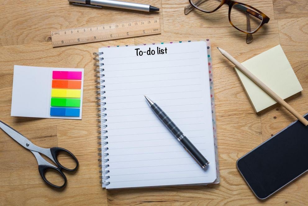 To-do-list on paper To-do-list on paper