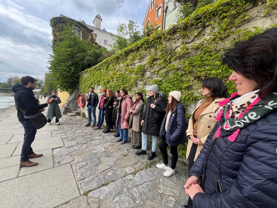 Bei einer Stadtführung erkundeten die Teilnehmenden Passau. Foto: Dr. Ingvild Richardsen