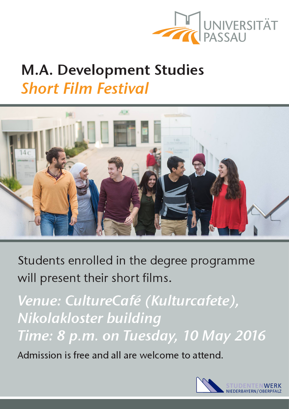Plakat Kurzfilmfestival Development Studies