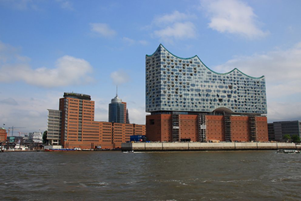 Elbphilharmonie in the Port of Hamburg